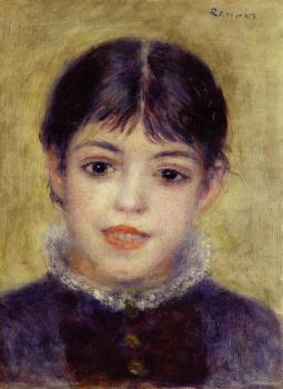 Pierre Auguste Renoir : Smiling Young Girl